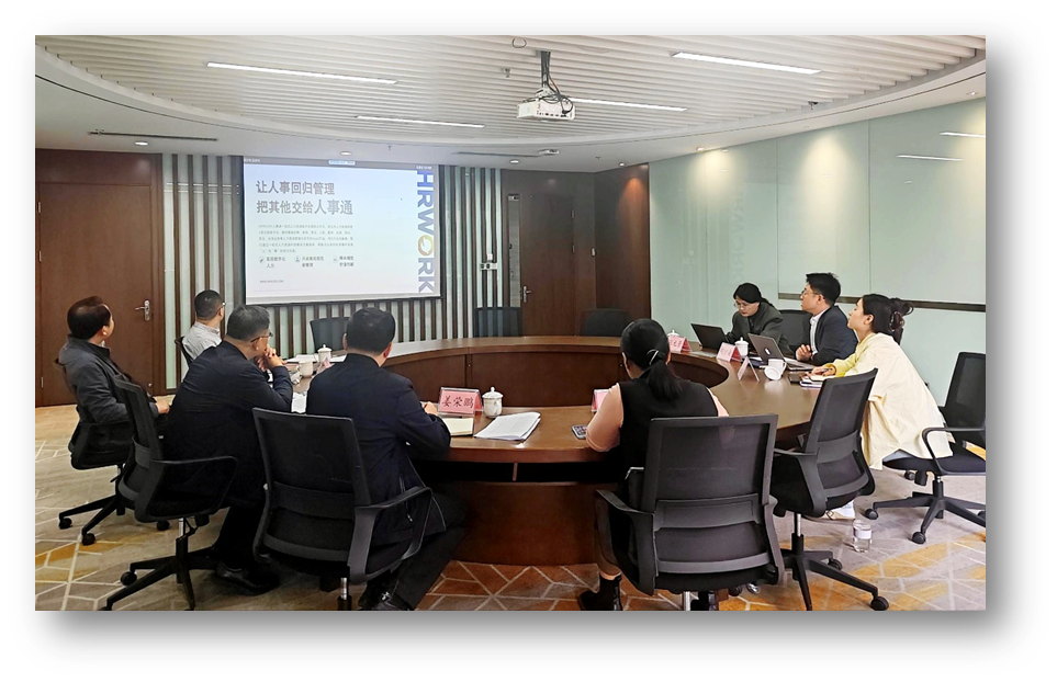 山东济南市人社局党组成员、副局长张维国一行莅临嘉乐盈科技山东公司调研走访